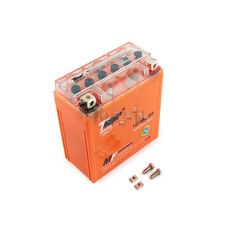 Акумулятор (АКБ) 12V 5А гелевий (високий) (119x60x128, помаранчевий) арт.A-1100