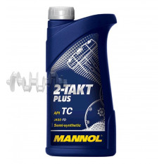Масло 2T, 1л (напівсинтетика, 2-Takt Plus API TC) MANNOL арт.M-769