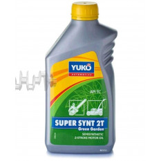 Масло 2T, 1л (напівсинтетика, SUPER SYNT 2T Green Garden, JASO, ISO-L-EGC, API TC) YUKO (GRS арт.M-968