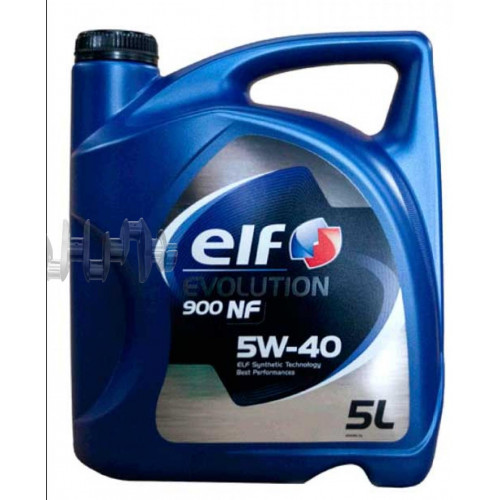 Масло автомобільне, 5 л (SAE 5W-40, синтетика, EVOLUTION 900 NF) ELF (GPL) арт.M-812