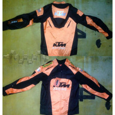 Мотокуртка KTM (текстиль) (size: M, чорно-помаранчева) арт.O-2686