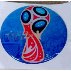 Наклейка   FIFA 2018 WORLD CUP   (7x6см, силикон)   (#SEA)