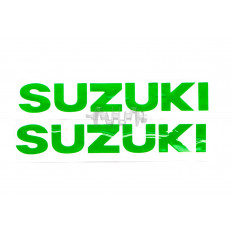 Наклейка   буквы   SUZUKI   (19х5см, 2шт, зеленый)   (#HCT10001)