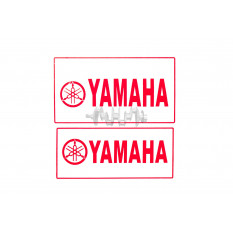 Наклейка декор YAMAHA (22.7x12.6см, червона) (4299B) арт.N-2592