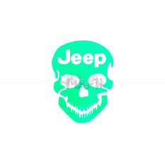 Наклейка   логотип   JEEP   (16x13см)   (#HQ092)