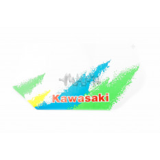 Наклейка логотип KAWASAKI (28х15см) (2322) арт.N-1302