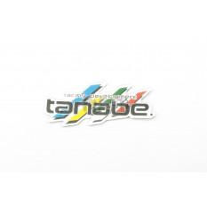 Наклейка шильдик TANABE (14х5см, хром) (4524) арт.N-1600