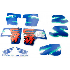 Наклейки (набір) Honda CRM (35х23см, сині) (2424) арт.N-1316