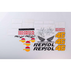 Наклейки (набір) Honda REPSOL (40) арт.N-2155