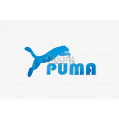 Наклейки (набор)   PUMA   (16х8см, синие)   (#5890B)