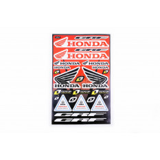 Наклейки (набор)   спонсор   Honda   (30х45см)   (#5987)
