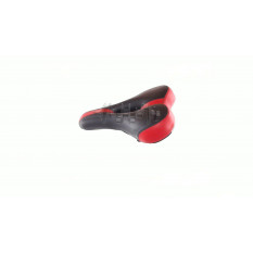 Сідло велосипедне (mod: 3) (спортивне, червоно-Чорне) YAT арт.D-4986