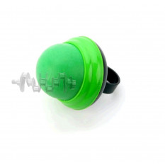 Сигнал велосипедний повітряний кнопка (силікон, зелений) YKX (mod.A) арт.D-4694