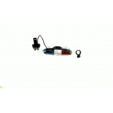 Сигнал велосипедный с подсветкой   Police   (красно- синий) (mod:JY-155)   DS