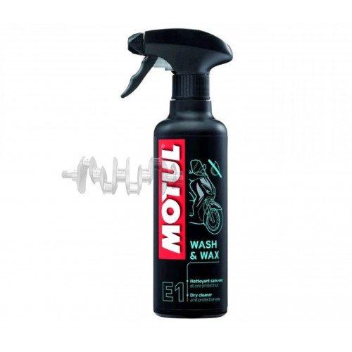 Средство для мытья и полировки мотоцикла 400мл   (E1 Wash  Wax)   MOTUL   (#102996)