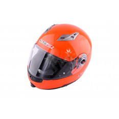 Шлем трансформер   (size:L, оранжевый + солнцезащитные очки)   LS-2