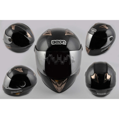 Шлем-интеграл   (mod:B-500) (size:L, черный)   BEON