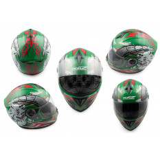 Шлем-интеграл   (mod:OP01) (size:L, зеленый)   HONZ