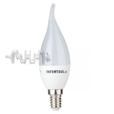 Светодиодная лампа LED 3Вт, E14, 220В, INTERTOOL