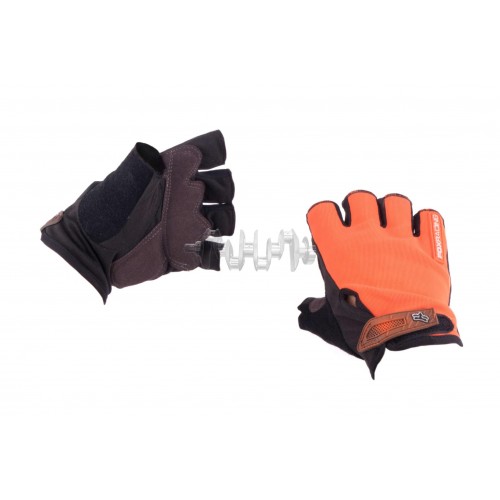 Перчатки без пальцев (size:L, оранжевые) FOX арт.P-5013
