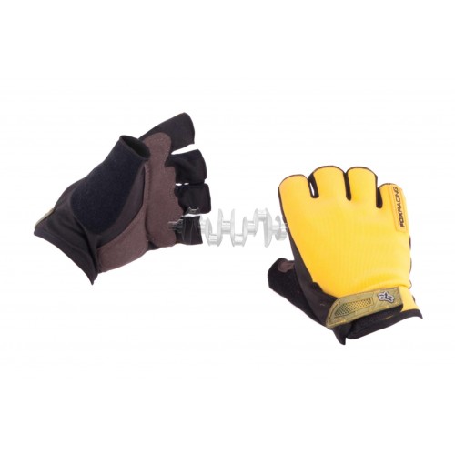 Перчатки без пальцев (size:M, желтые) FOX арт.P-5008
